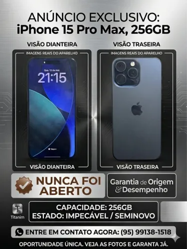 iPhone 15 pro max 256 gb 