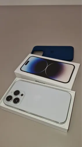 iPhone 14 Pro silve 256gb na caixa