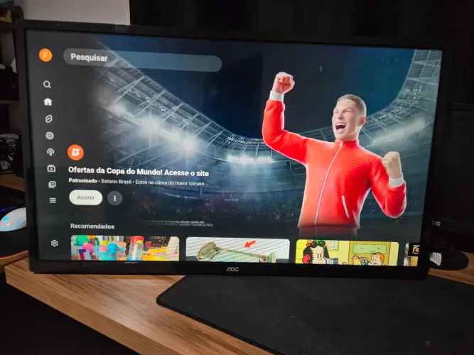 Tv 32 AOC Smart Barata pra hoje