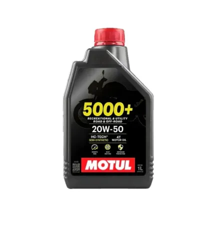 Super Promo Shopee! Óleo de Motor Motul 4T 5000+ 20W50 - Semi-Sintético
