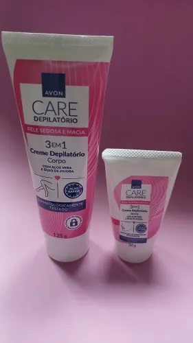 Creme Depilatorio Corporal R$40 e Facial R$30