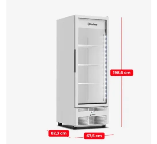 Freezer vertical 576 litros tripla ação branco Novo