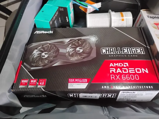 Placa de Vídeo RX 6600 CLD 8G ASRock AMD Radeon, 8GB, GDDR6