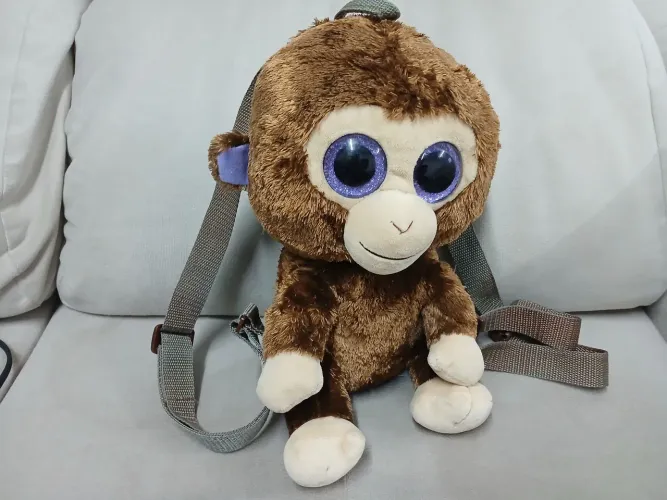 Mochila DTC - Beanie Boo - Macaquinha