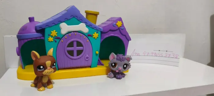 Casinha lps perfeito estado dois pets