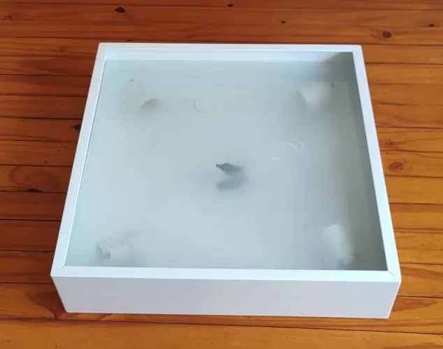 Luminária / Plafon Quadrado 35,5 x 35,5 (4 lâmpadas)
