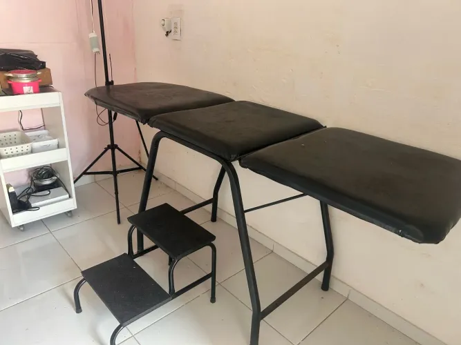 Maca e escadinha de estética
