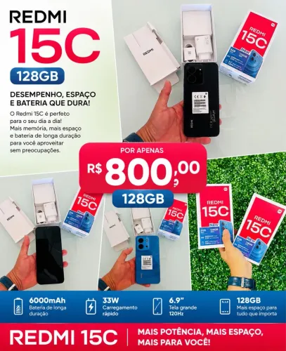 Celular xiaomi Redmi 15C 128G