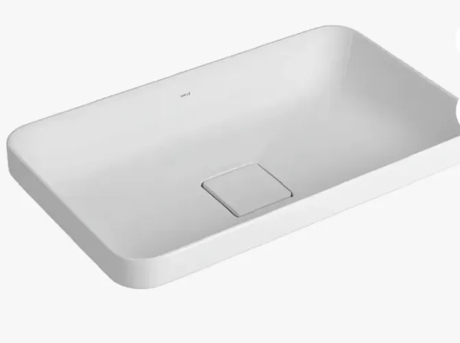 Cuba de Sobrepor Deca Slim 50x30 Branca - Nova na Caixa
