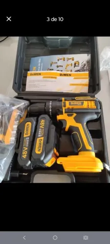 ? KIT FURADEIRA/PARAFUSADEIRA 48V - COMPLETO! ?