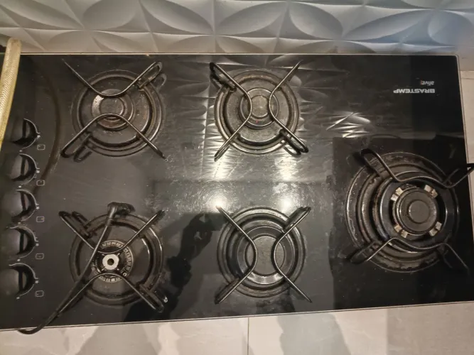 Cooktop Brastemp Ative 5 bocas.