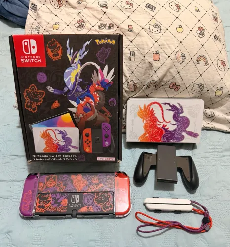 Nintendo Switch OLED Edição Pokémon Scarlet & Violet