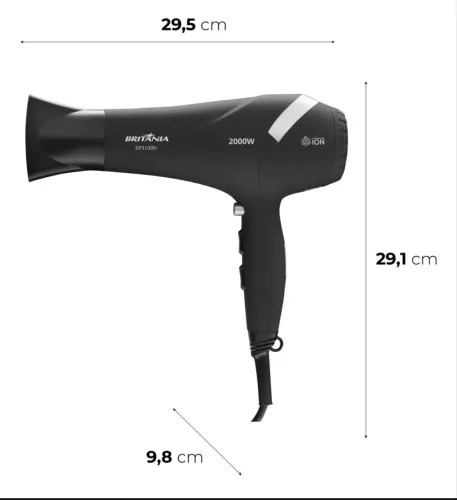 Secador Britânia 2000w