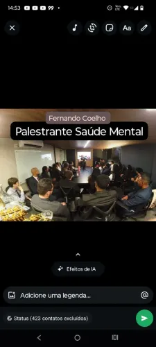Palestra de Neurociência (Saúde Mental)