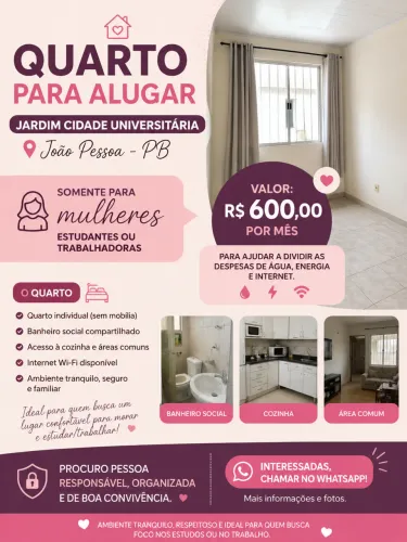 Quarto para alugar