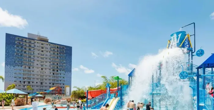 Aqualand Resort: diária R$ 900 até 6 pessoas disponível de 3 a 10 de setembro/26