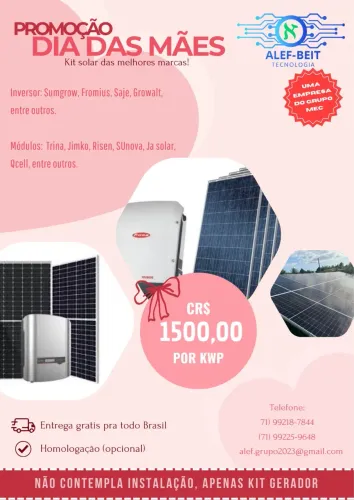 Kit solar - Gerador solar 