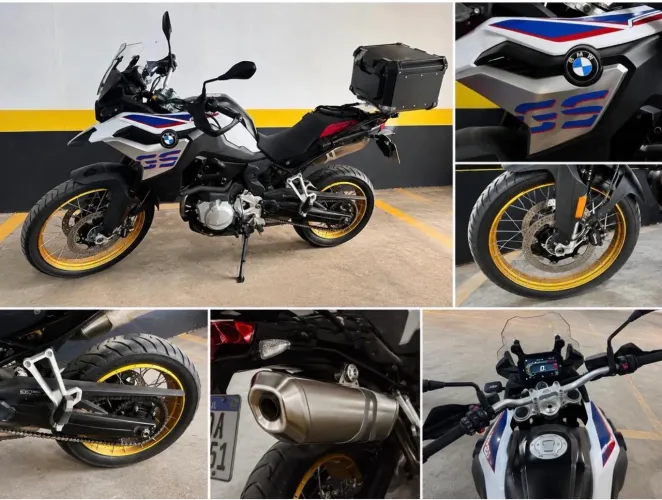 BMW F850 GS muito pouco rodada