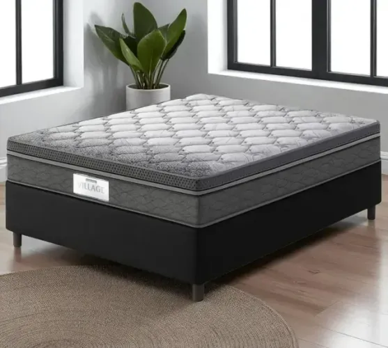 Conjunto Base e Colchão D28 Casal