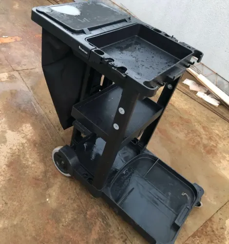 Carrinho multifuncional preto