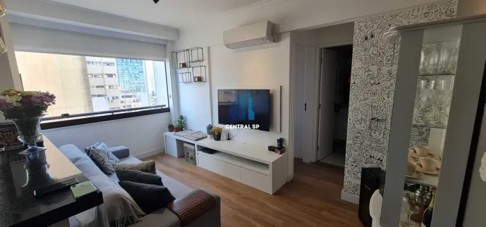 Rua Frei Caneca- Apartamento de 1 dormitório para venda mobiliado