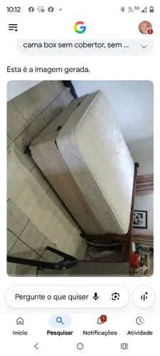Cama box baú, e colchão ortopédico