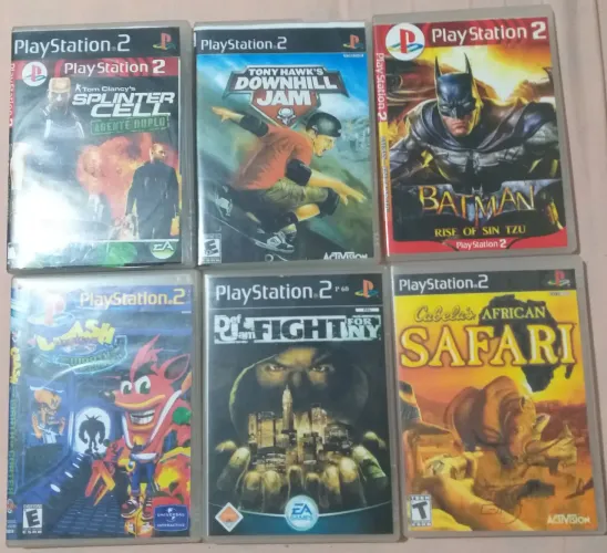 Lote de jogos de PlayStation 2