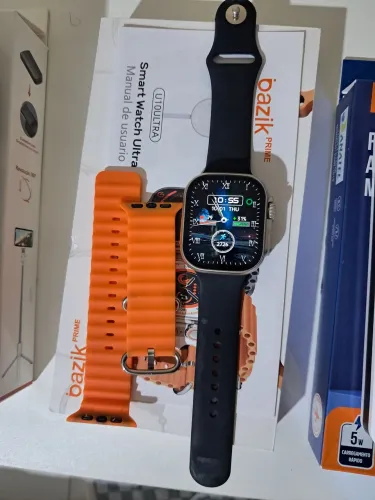 SmartWatch com 100 modos esportivos e 2 pulseiras