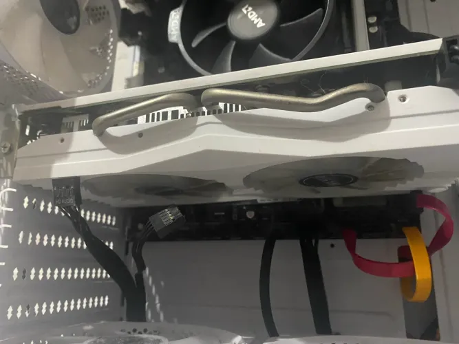 Rx 580  8vram Ddr5 Branca RGB 