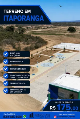Terreno em Itaporanga
