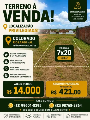 Terreno 7x20