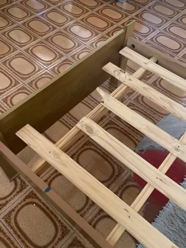 Cama de solteiro 100% MDF 