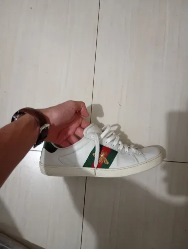Tênis Gucci ace "bee branco (original)