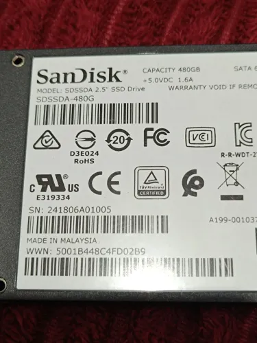 SSD SANDISK 480GB SATA
