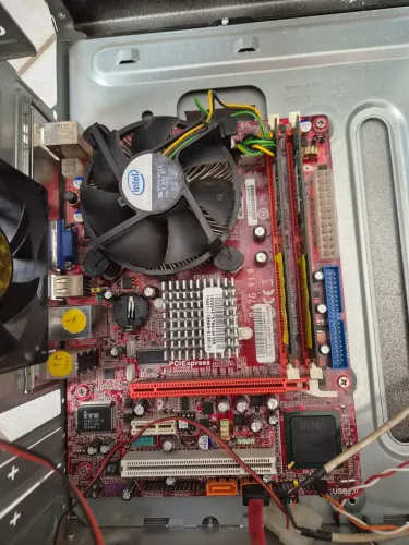 Placa mãe intel + processador core 2 quad