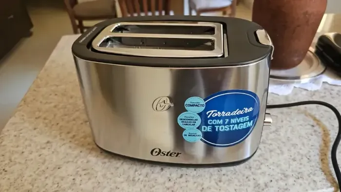 Torradeira Oster Inox Simple Life