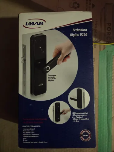 Fechadura Digital Biométrica Imab D220