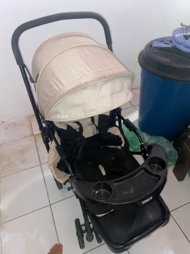 carrinho de bb + bb conforto 