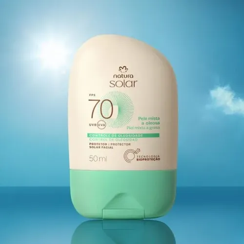 Protetor Solar fator 70 Oil free da Natura