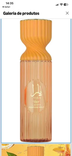Body Splah Yara Lattafa Original 250ml