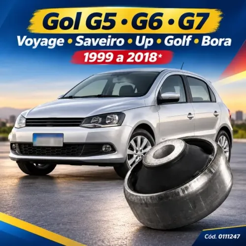 Bucha da Bandeja Dianteira Gol G5 G6 Voyage Saveiro Up Golf Axios 0111247 - Nova
