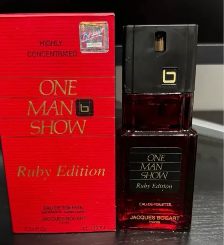 perfume jacques bogart one man show ruby edition 100ml edt item de colecionador