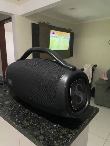Caixa de som boombox sabala resistente à água