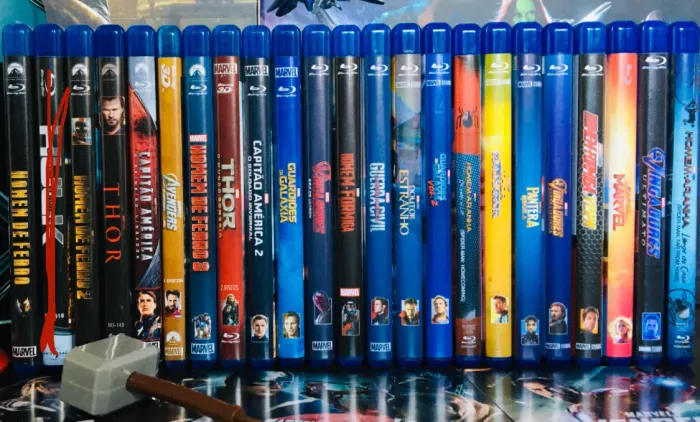 Coleção Blu-ray Marvel 22 Filmes Originais MCU + Brindes