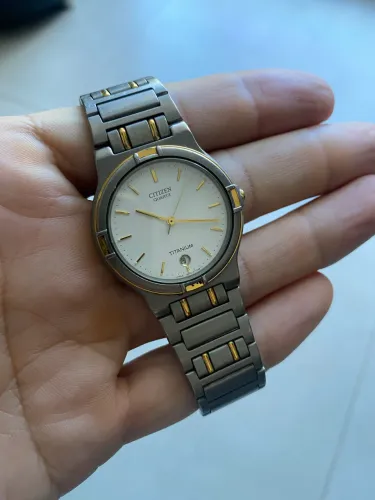 Relógio Citizen Vintage Japonês Titânio