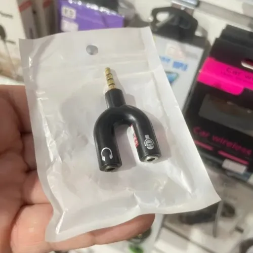 Adaptador P3 para Headset Fone e Microfone - Entrega Grátis