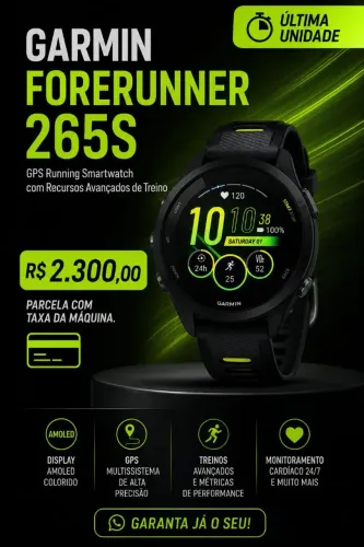 Relogio Garmin FR 265S