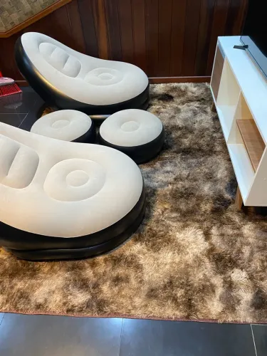 Tapete peludo 1,95 x 2,40 novo