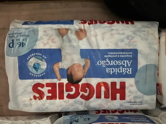 Huggies Rápida Absorção - P - 46 fraldas