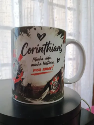 Xícara Corinthians e Brasil